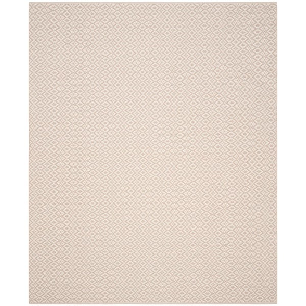 SAFAVIEH Montauk Ivory/Beige 9 ft. x 12 ft. Solid Area Rug