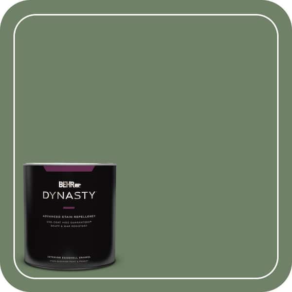 1 qt. #S390-6 Cliffside Park One-Coat Hide Eggshell Enamel Interior Stain-Blocking Paint & Primer
