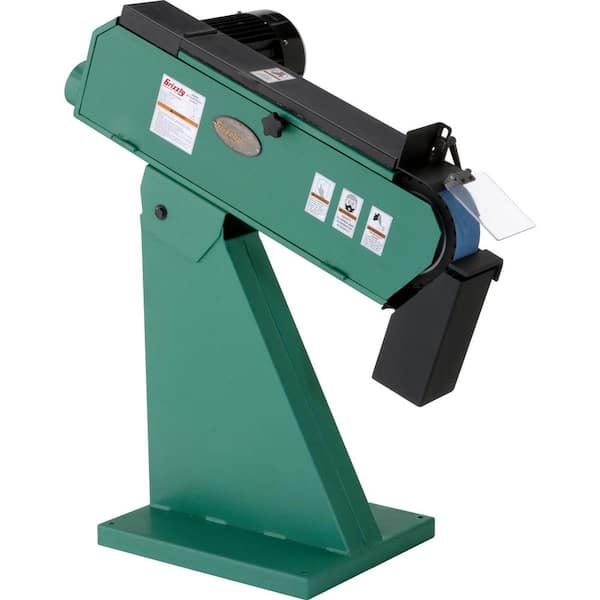 Grizzly Industrial 3 in. x 79 in. 2-Wheel Metal Belt Grinder/Sander