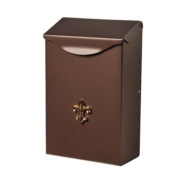 Architectural Mailboxes City Classic Venetian Bronze, Small, Steel, Vertical, Wall Mount Mailbox