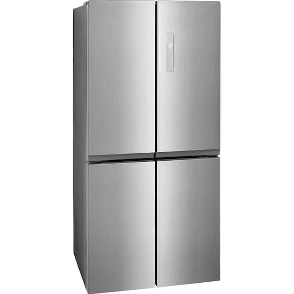 17.4 cu. ft. 4-Door Refrigerator in Fingerprint-Resistant Stainless Look