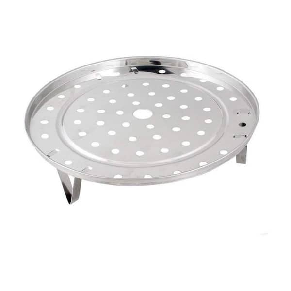 Stainless Steel Steaming Rack Stand Heat Evenly Nonstick Easy Clean Rust Resistant for Pressure Cookers 1-Piece