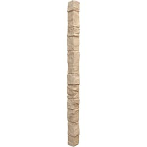 3 in. x 3 in. Ocean Floor Composite Universal Outside Corner for StoneWall Faux Stone Siding Panels