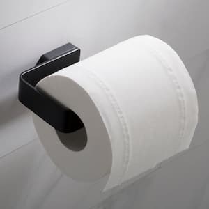 Stelios Bathroom Toilet Paper Holder in Matte Black