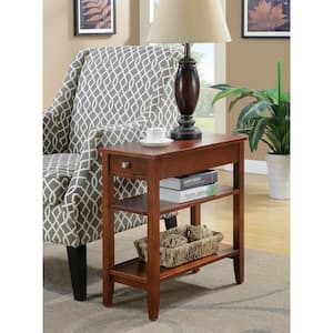 American Heritage 3-Tier Mahogany End Table