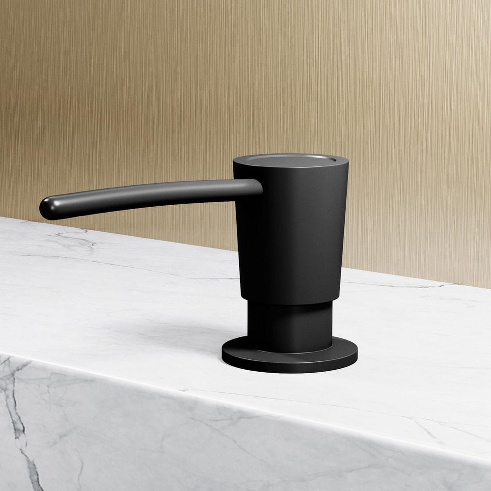 VIGO 10 oz. Kitchen Soap Dispenser in Matte Black VGSD003MB - The