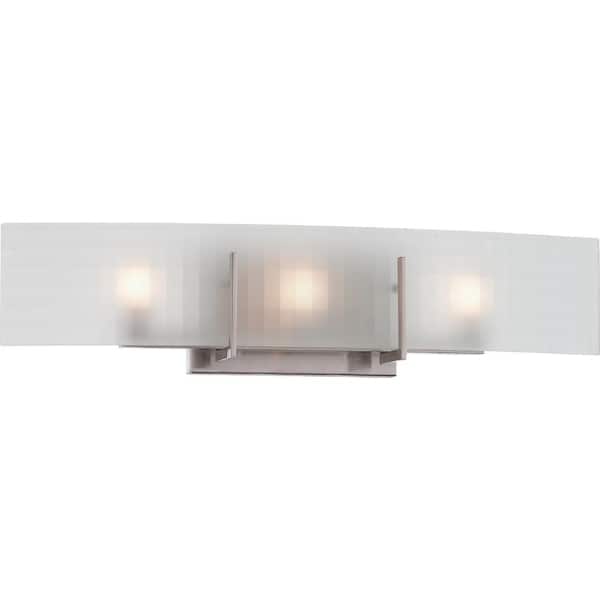 Filament Design Ellie 24 in. 3-Light Brushed Nickel Vanity Light