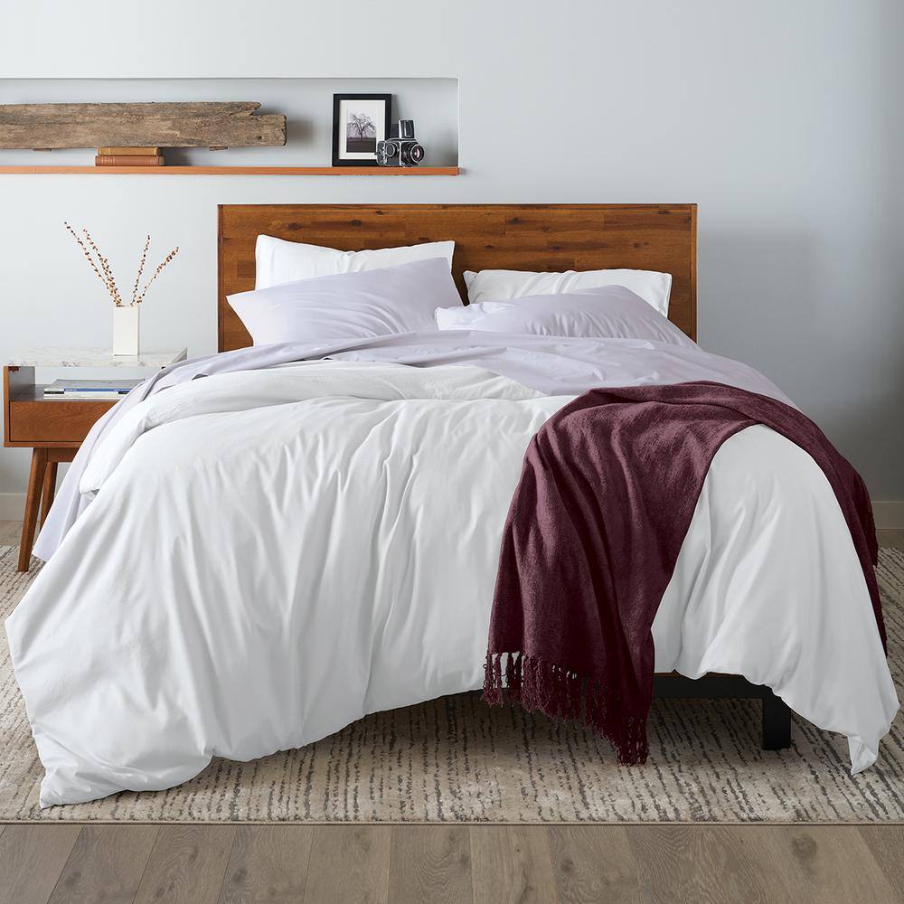 Lilac Full Cotton Sateen Deep Pocket Sheet Set