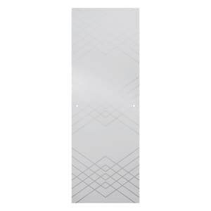 23-17/32 in. x 67-3/4 in. x 1/4 in. (6 mm) Frameless Sliding Shower Door Glass Panels in Argyle (For 44-48 in. Doors)
