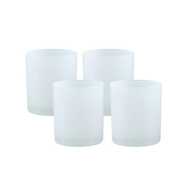 8PK Votive Candle Holder, Wedding Parties Holiday&Home Decor, Milk, 3-1/2 in. D X 4 in. H