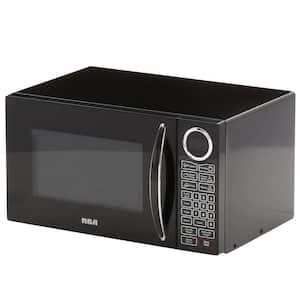 0.9 cu. ft. Countertop Microwave in Black