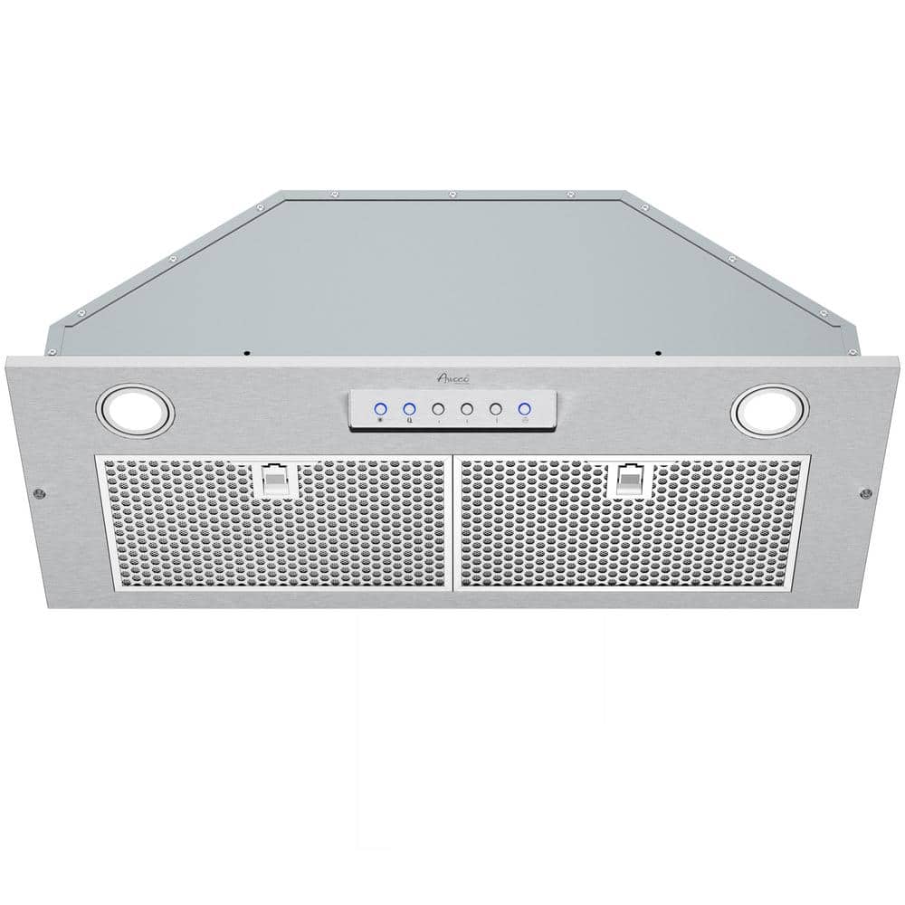 AWOCO 30 in. 600 CFM Ducted Built-In Insert Range Hood in Stainless ...