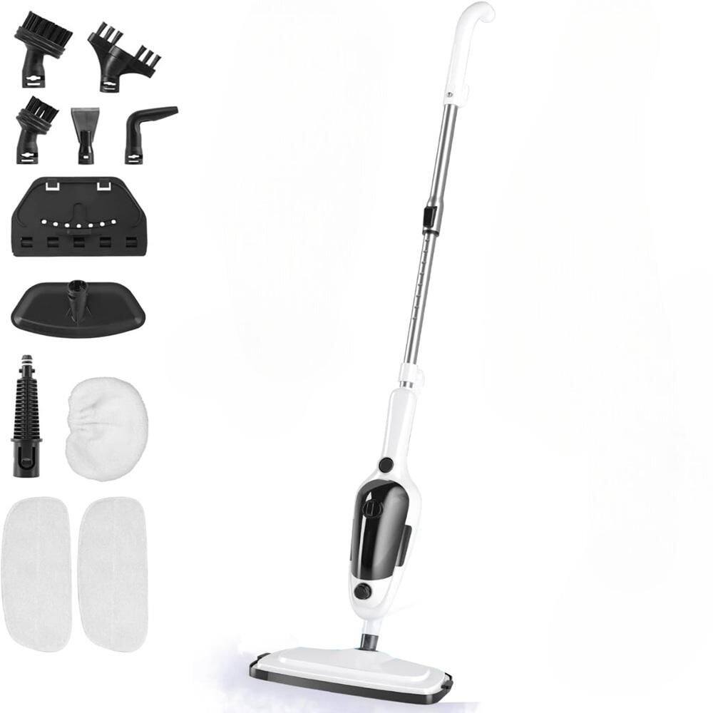 Commercial Corded Steam Mop for Hardwood, Tile, Carpet, Windows, Clothes - Adjustable Steam, Quick Dry, Deep Clean price history on PriceWatchPro