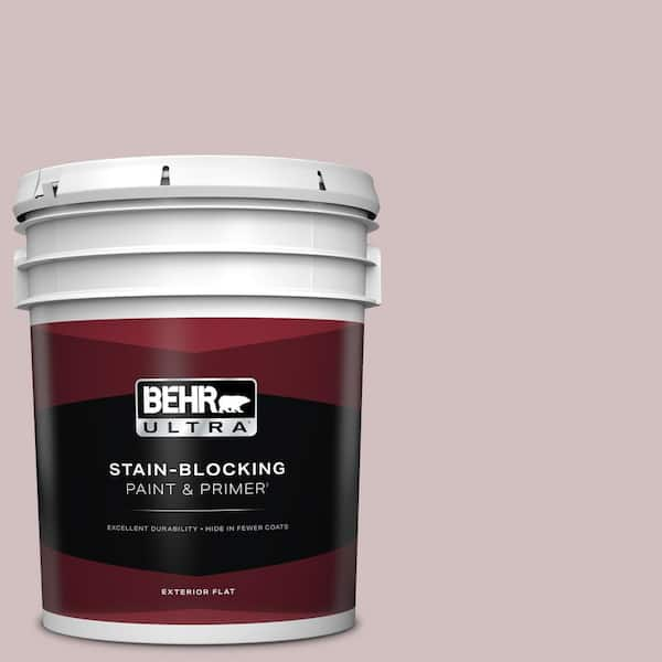 BEHR ULTRA 5 gal. #110E-3 Dusky Violet Flat Exterior Paint & Primer