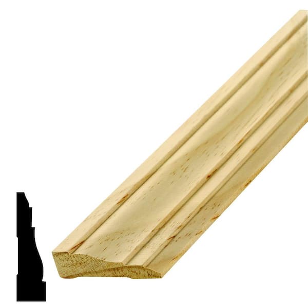 Alexandria Moulding WM 361 11/16 in. x 2-1/2 in. x 84 in. Pine Casing