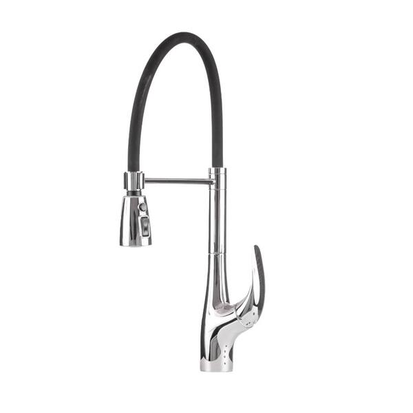 Commercial Pre-Rinse Kitchen Sink Faucet Pull Down Sprayer 2 Handle Mixer Tap BP 
