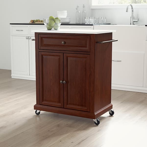 Granite Top Portable Kitchen Island