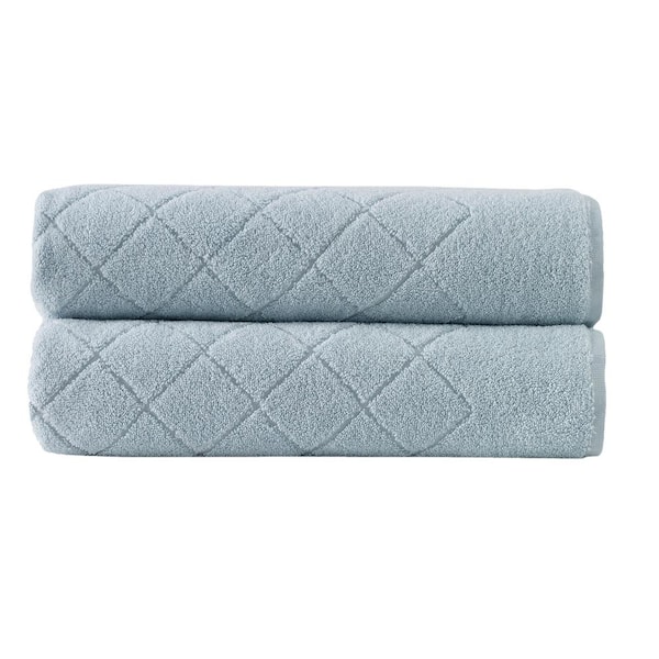 Unbranded Gracious 2-Pieces Green Turkish Cotton Bath Sheets