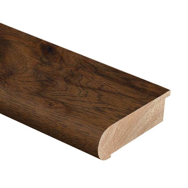 Zamma Hickory Nuthatch 3/4 in. Thick x 2-3/4 in. Wide x 94 in. Length Hardwood Stair Nose Molding Flush