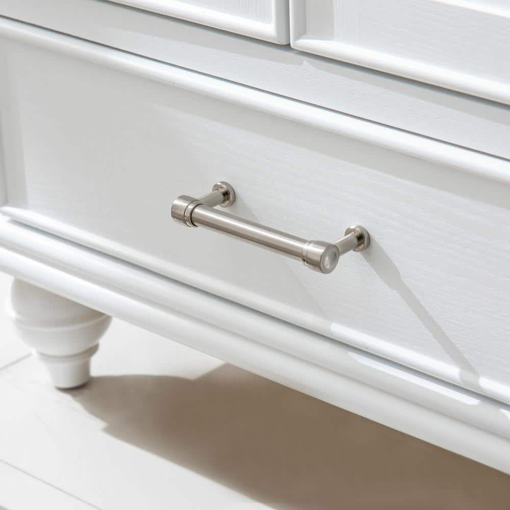 Melissa 24" Grain White Single Vanity with Carrara White Top