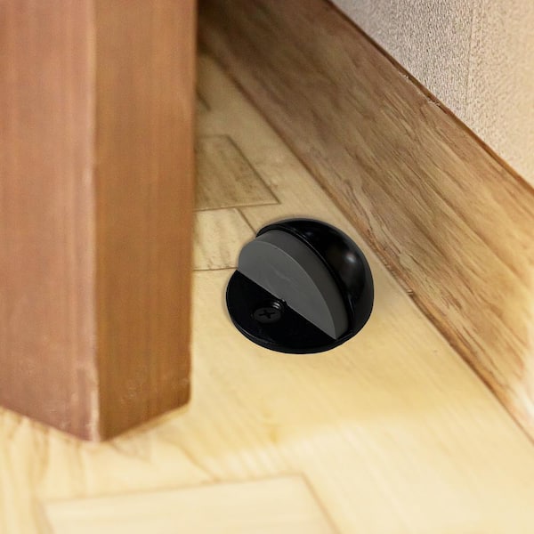 Design House 189134 Dome Door Stop 5-Pack Matte Black 5 Piece