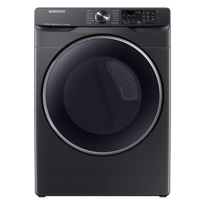 7.5 cu. ft. Stackable Vented Gas Dryer with Steam Sanitize+ in Brushed Black