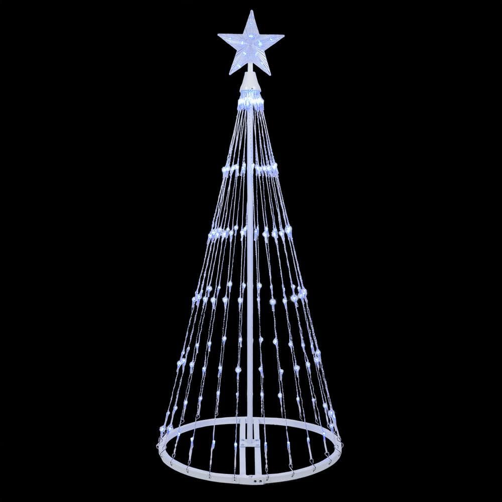 Kringle Traditions 48 in. Christmas Cool White LED Animated