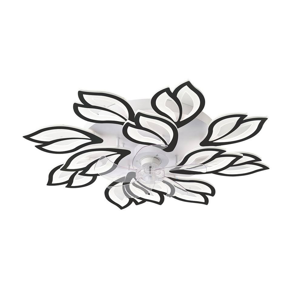 35.5 in. Integrated LED Light Indoor Black Silent DC Motor Smart Ceiling Fan with Remote Control price history on PriceWatchPro
