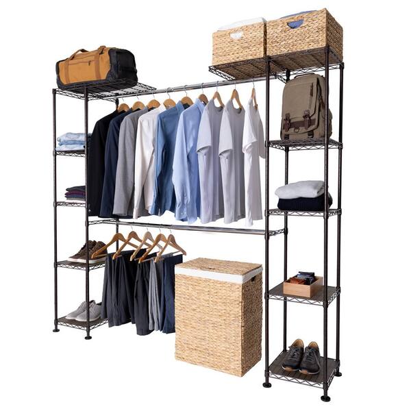 New York Closet Collection Clothing Rod & Shelf