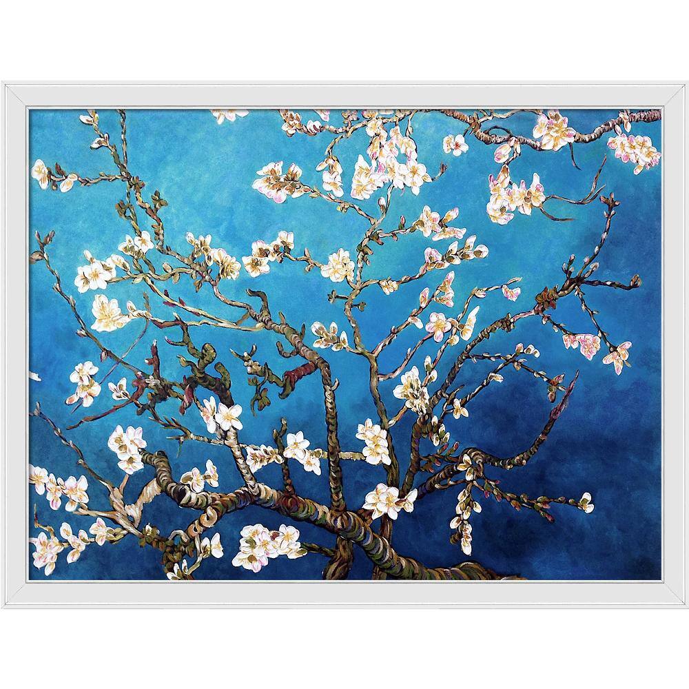 La Pastiche VG2326-FR-939524X36 Framed Oil Painting Almond Tree discount in Blossom, Ruby