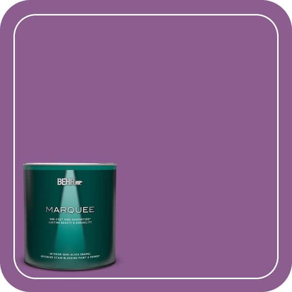 BEHR MARQUEE 1 qt. #P100-6 Chakra Semi-Gloss Enamel Interior Paint & Primer