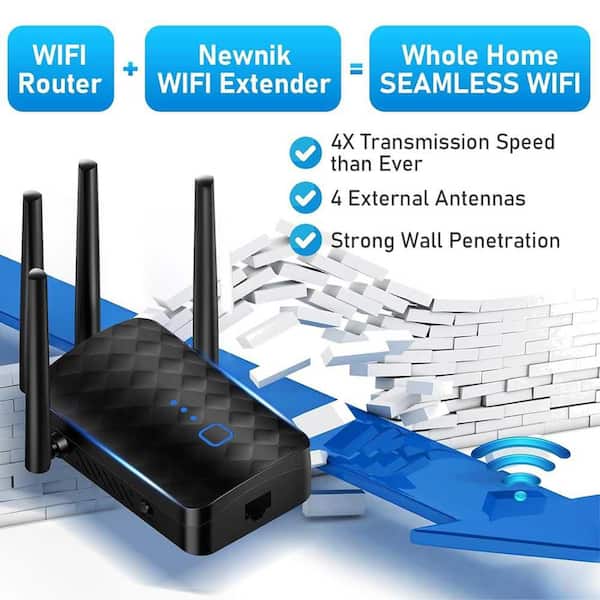 How Does It Work 1200Mbps WiFi Repeater Long Range Extender 5G