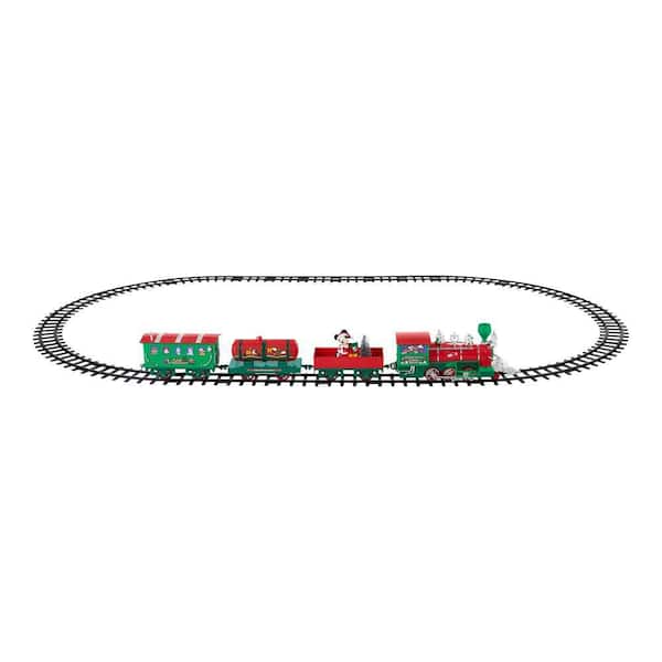 36-Piece Battery Operated Mickey Mouse Holiday Express Train Set