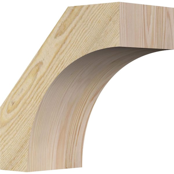 Ekena Millwork 6"W x 12"D x 12"H Westlake Rough Sawn Knee Brace, Douglas Fir