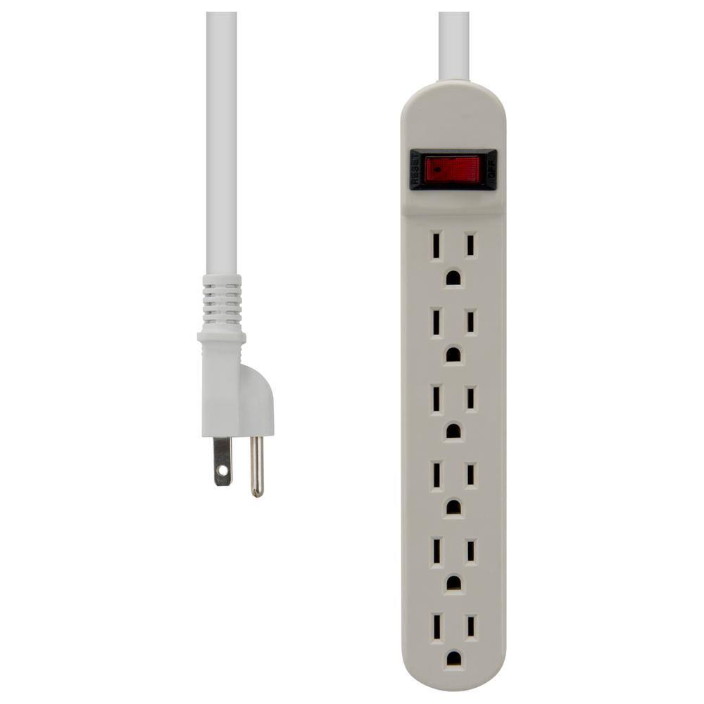 iLive 6-Outlet Power Strip-IAT65W - The Home Depot