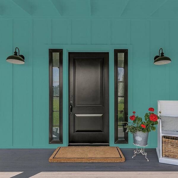 マイナデシコ Glidden Premium 1 qt. PPG1142-6 Jericho Jade Flat Exterior Latex