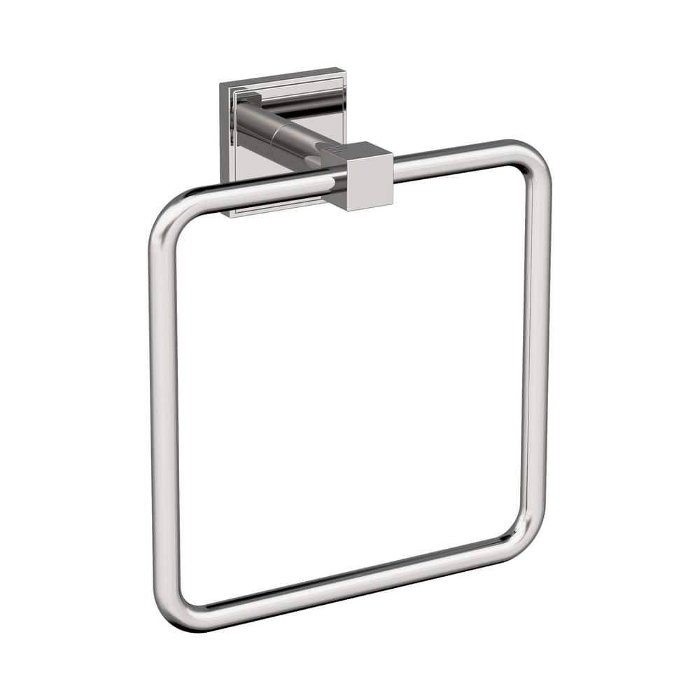Chrome 7-Inch Wall Mounted Towel Ring