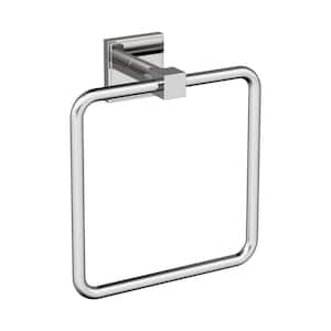 Appoint 7-1/16 in. (179 mm) L Towel Ring in Chrome