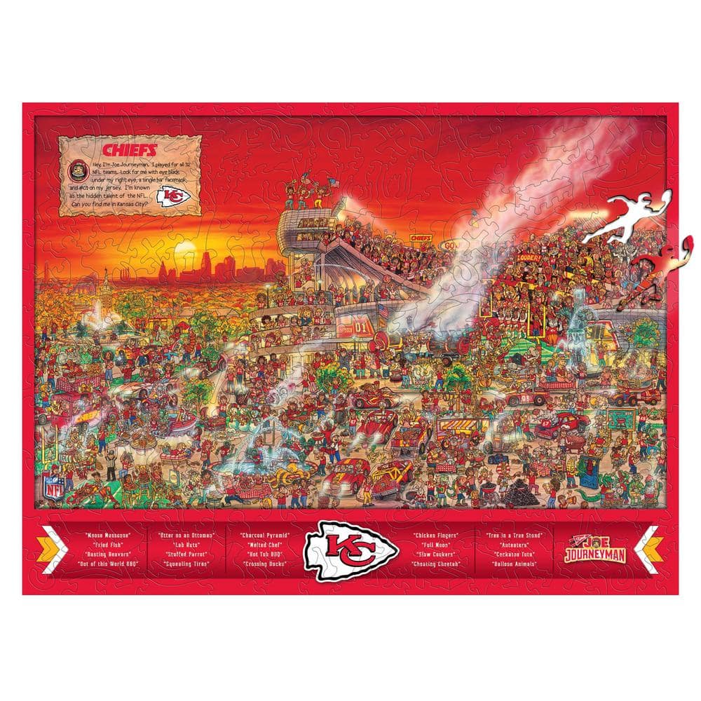 NFL Denver Broncos Wooden Joe Journeyman Puzzle - 333pc