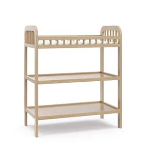 Pasadena Driftwood Changing Table with Water-Resistant Changing Pad