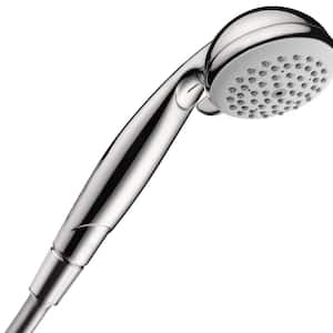 3-Spray Patterns with 1.5 GPM 3.5 in. Wall Mount Handheld Shower Head in Chrome