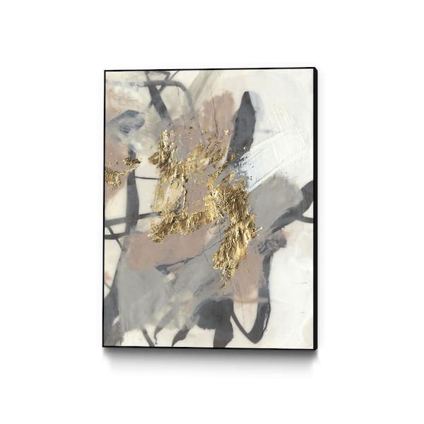 Unbranded 11 in. x 14 in. "Golden Blush II" by Jennifer Goldberger Framed Wall Art