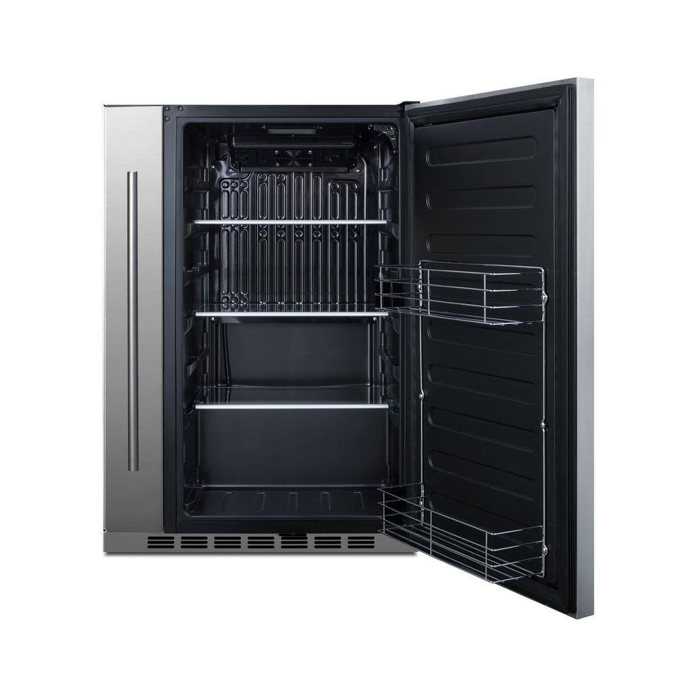 24" Stainless Steel Undercounter Smart Mini Refrigerator