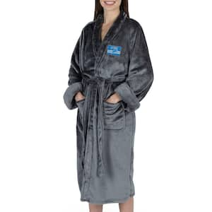 NFL Lions Rollout Charcoal S/M Silk Touch Robe