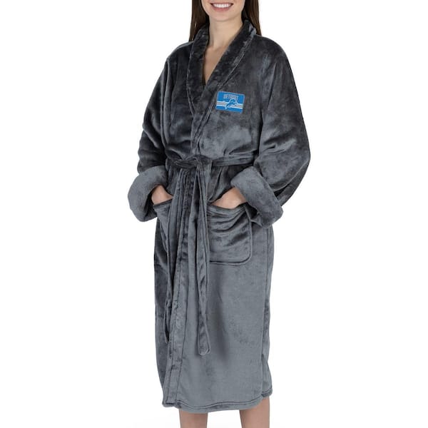 THE NORTHWEST GROUP NFL Lions Rollout Charcoal S/M Silk Touch Robe