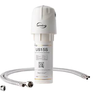 Under Sink Water Filter System with High-Capacity Filtration and Fits Kitchen Bathroom Faucets Reduce Lead and Chlorine