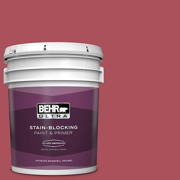 BEHR ULTRA 5 gal. #T13-18 Ski Patrol Extra Durable Eggshell Enamel Interior Paint & Primer