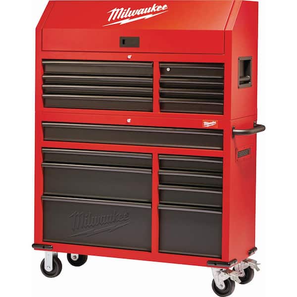 Milwaukee High Capacity 46 in. 18-Drawer Tool Chest and Cabinet Combo  48-22-8546 - The Home Depot