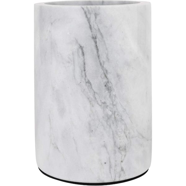 Adrinfly 0.79 Qt. Marble Wine Chiller-1-Bottle Capacity-White-Stone-Kitchen Cooler