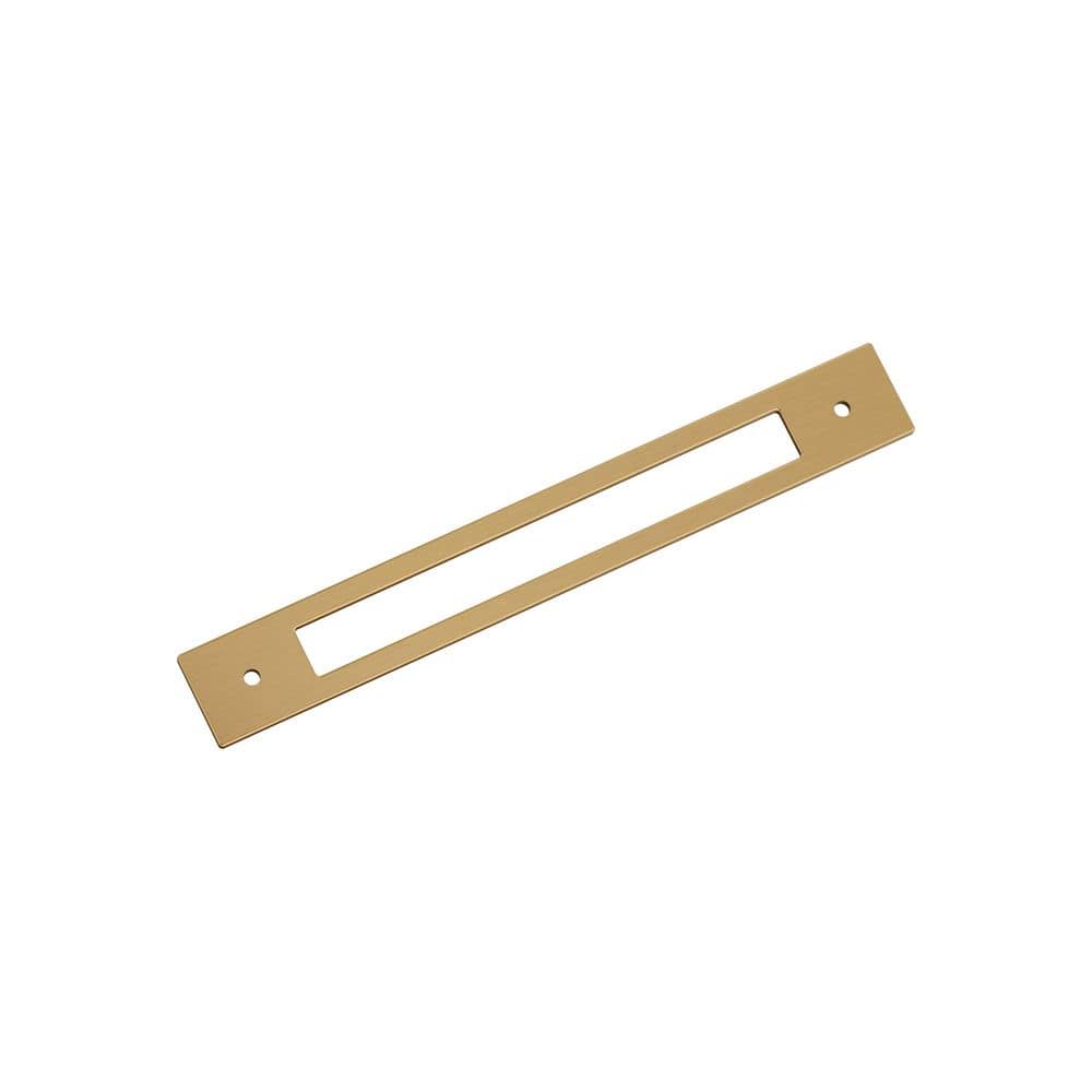 Medora 7-9/16 in. Center-to-Center Rectangle Champagne Bronze Pull Cabinet Backplate price history on PriceWatchPro